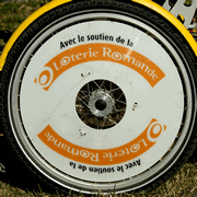 Velo Radscheibe mit Logo von Loterie Romande